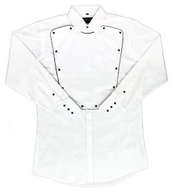 White Horse Mens Bibb Western Shirt