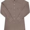 White Horse Mens Canvas Western Shirt - Big Sizes
