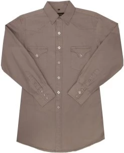 White Horse Mens Canvas Western Shirt - Big Sizes