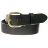 Justin Work Basic Leather Belt - Black