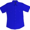 White Horse Men's Solid Royal Western Shirt