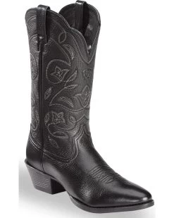 Ariat Women's Black Deertan Cowgirl Boots