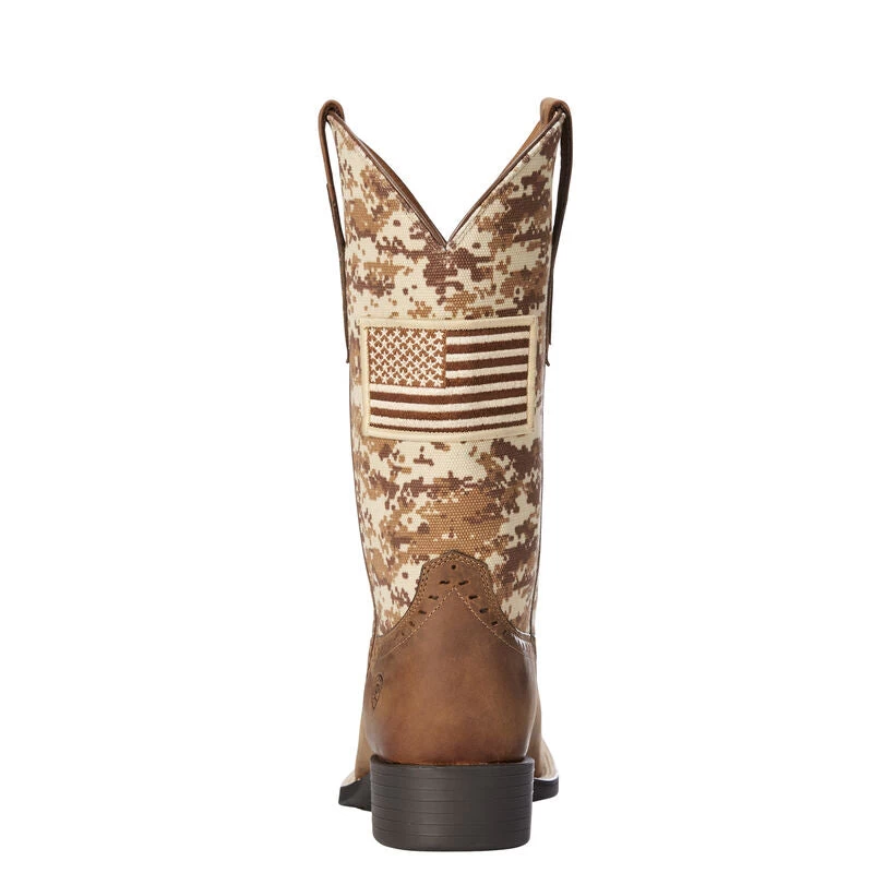 Ariat Women's Round Up Patriot Western Boot - Image 2