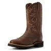Ariat Men's Heritage Crepe Distressed Tan Western Boot