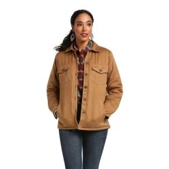 Ariat Women's Slap Faux Suede Shirt Jacket