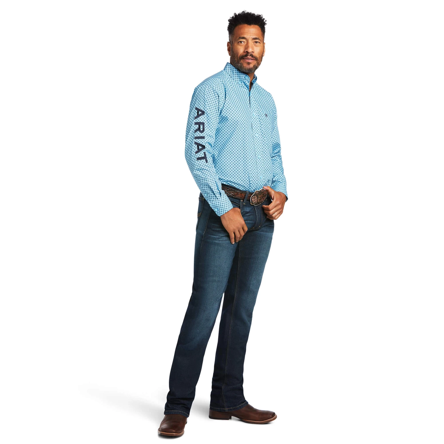 Ariat Men's Team Stellan Classic Fit Shirt - Image 3