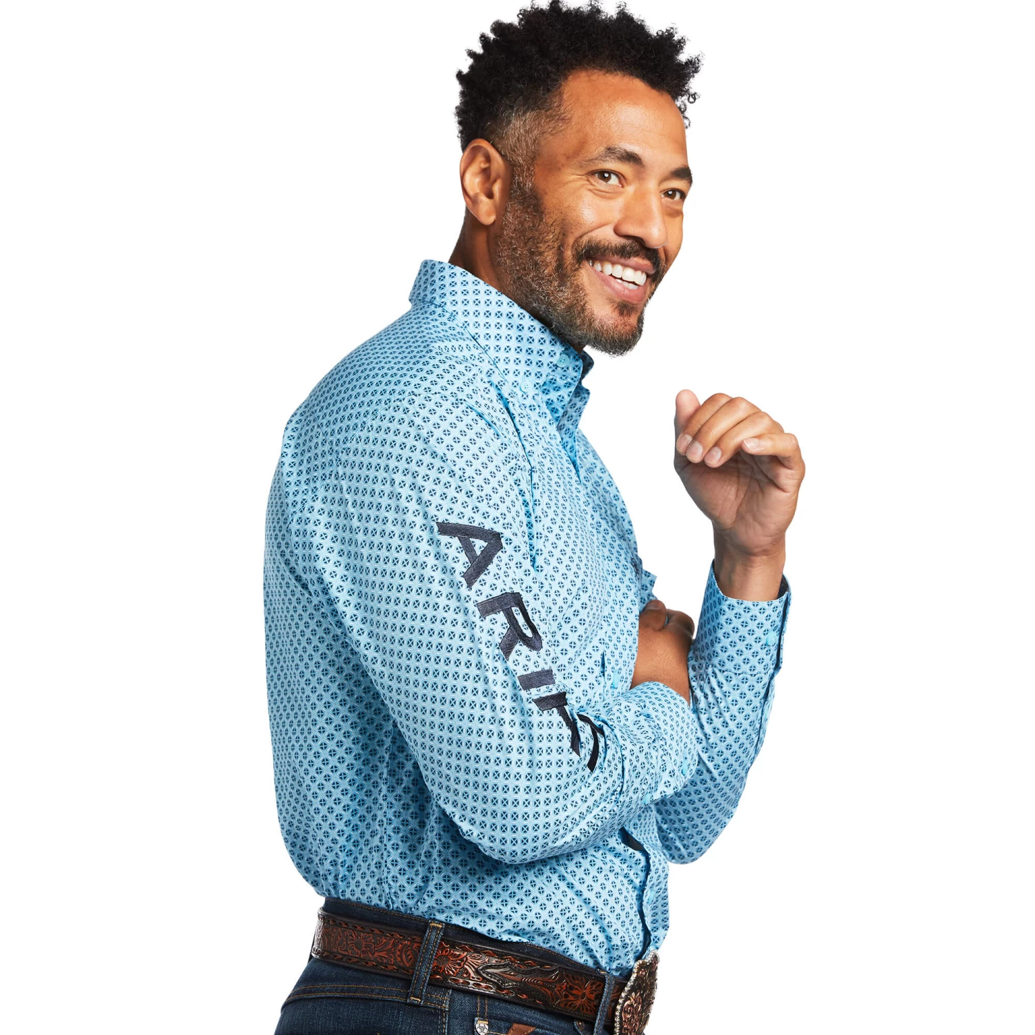 Ariat Men's Team Stellan Classic Fit Shirt - Image 4