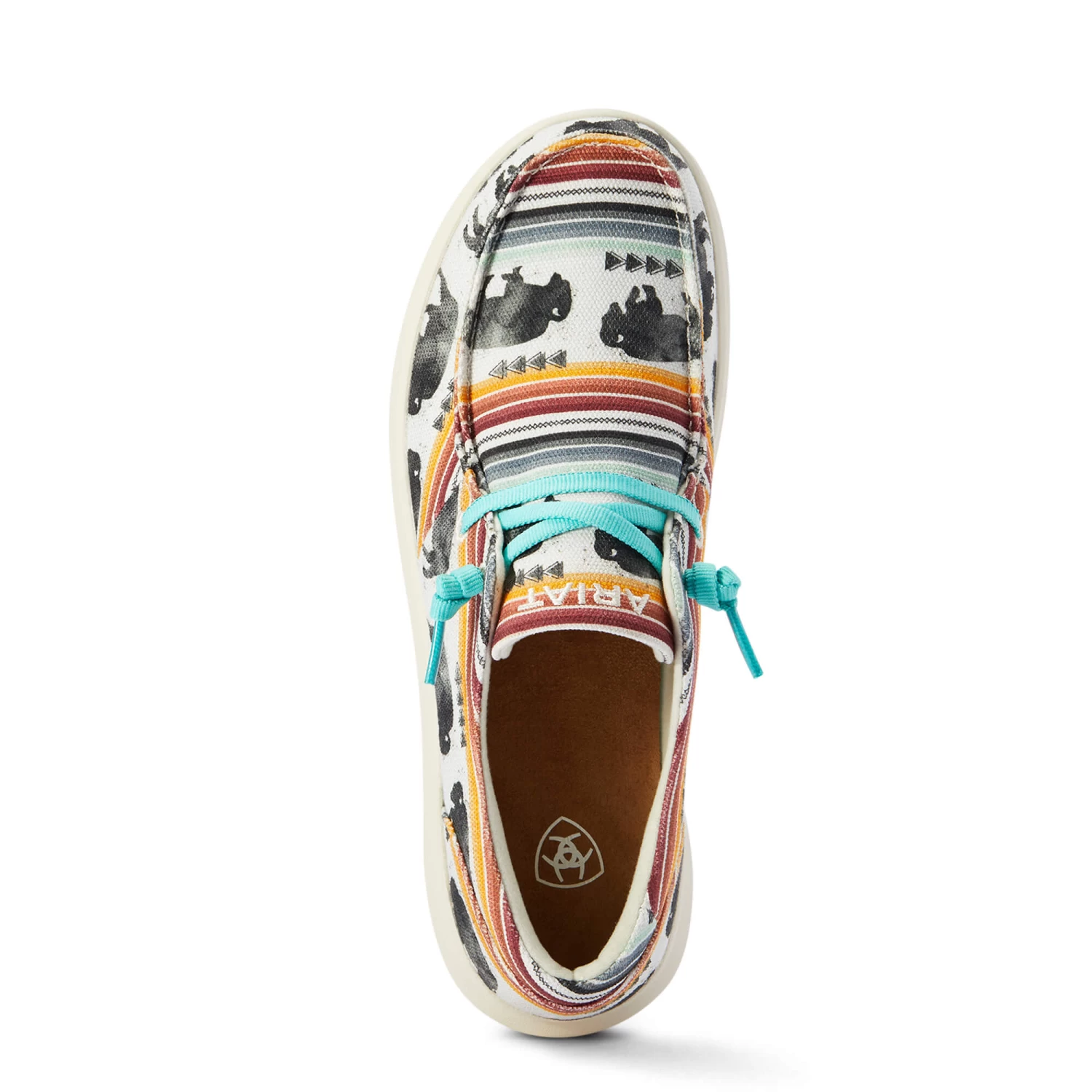Ariat Women's Hilo Buffalo Print Shoe - Image 5