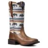 Ariat Women's Circuit Savanna Buffalo Western Boot