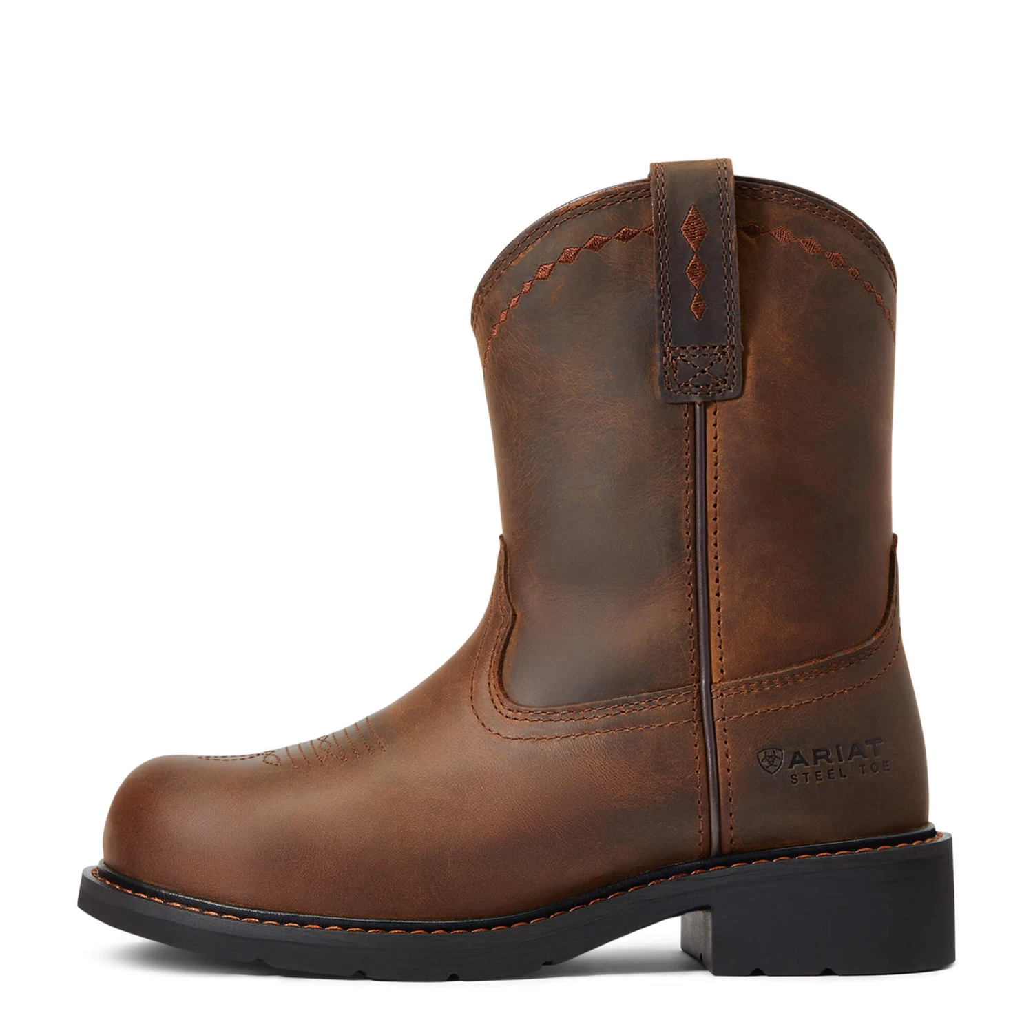 Ariat Women's Fatbaby Work Pull-On Steel Toe Work Boot - Image 3