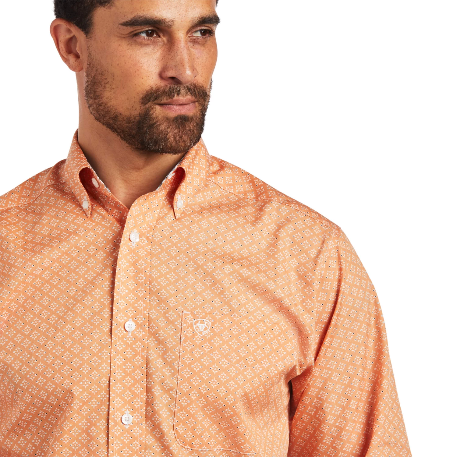Ariat Men's Wrinkle Free Yakov Fitted Shirt - Image 4