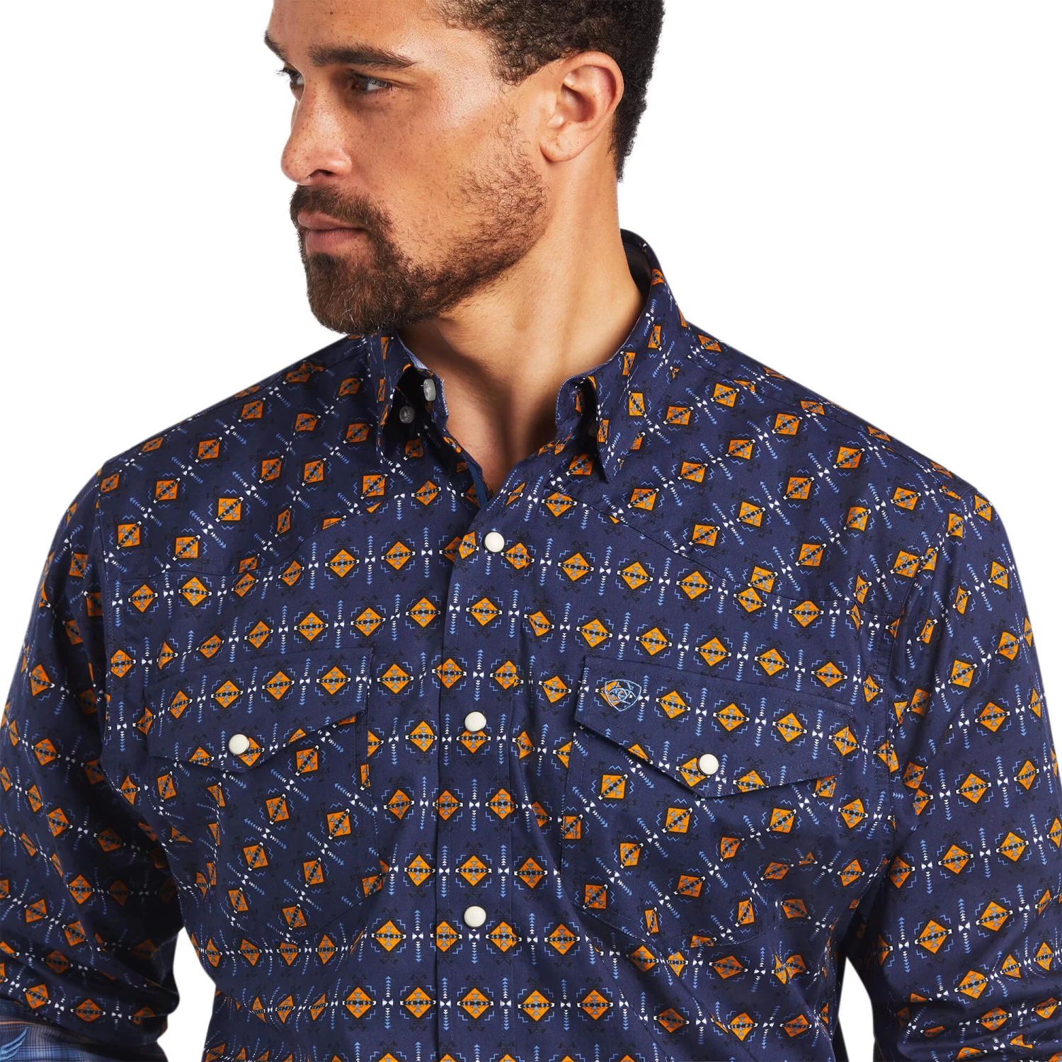 Ariat Men's Relentless Steeled Stretch Classic Fit Shirt - Image 4