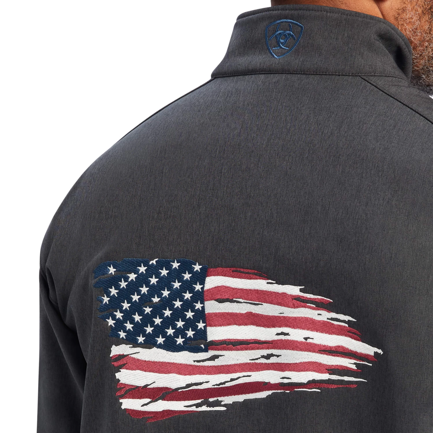 Ariat Men's Logo 2.0 Patriot Softshell Jacket - Image 5