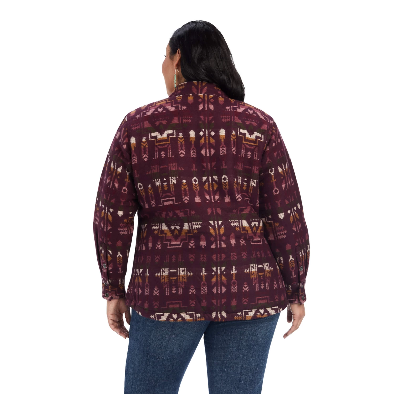 Ariat Women's Shacket Shirt Jacket - Laredo - Image 4