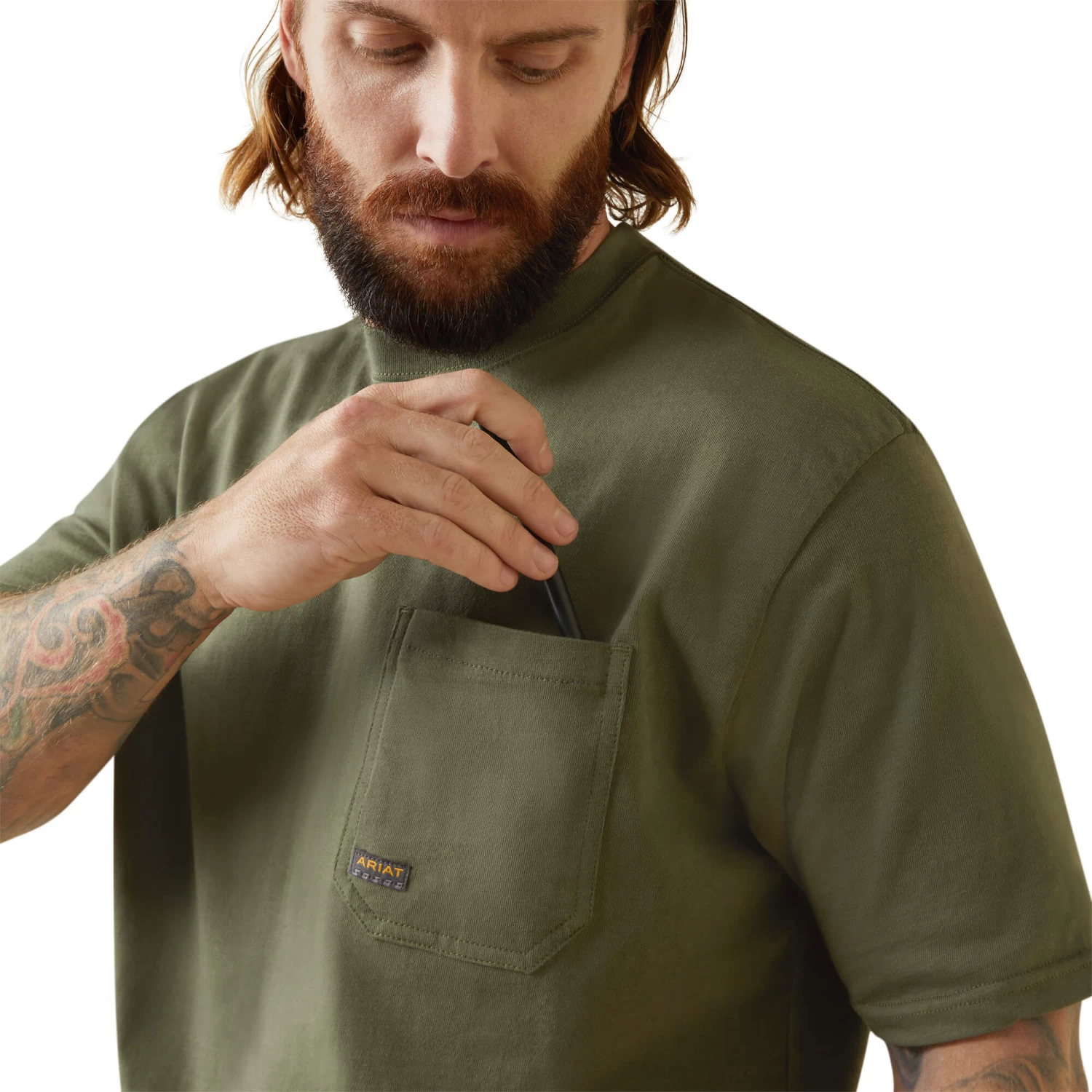 Ariat Men's Rebar American Outdoors T-Shirt - Image 5