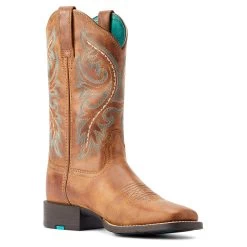 Ariat Women's Round Up Back Zip Western Boot