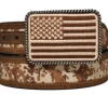 Ariat Men's Digital Camo Strap Aged Bark Overlay Belt