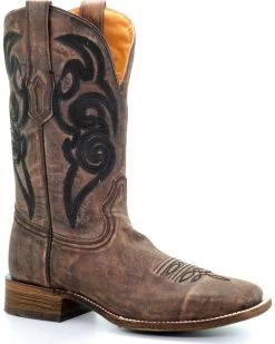 Corral Boots Corral Men's Distressed Embroidery Western Boot