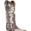 Corral Boots Corral Women's Tobacco Floral Embroidery Western Boot