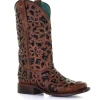 Corral Boots Corral Women's Inlay Embroidery & Stud Western Boots