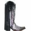 Corral Boots Corral Women's Floral Inlay Fringe Boots