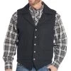 Cripple Creek Men's Wool Collared Vest