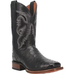 Dan Post Alamosa Full Quill Ostrich Boots