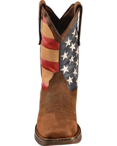 Durango Men's Patriotic Square Toe Western Boot - Image 4