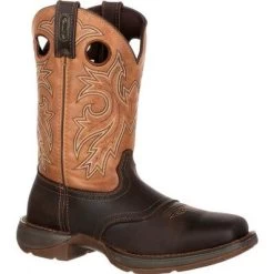 Durango Men's Tan & Brown Saddle Up Western Boot