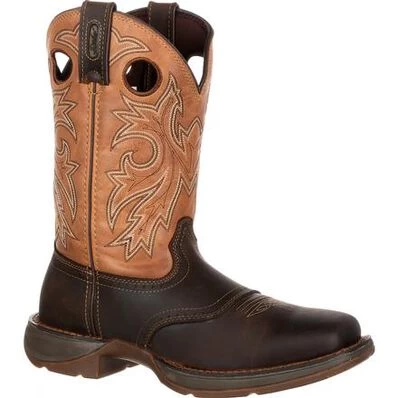 Durango Men's Tan & Brown Saddle Up Western Boot