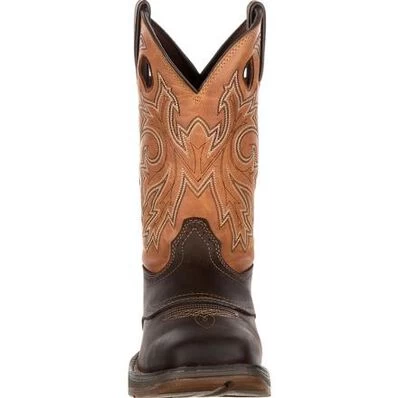 Durango Men's Tan & Brown Saddle Up Western Boot - Image 2