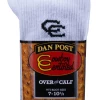 Dan Post Men's Cowboy Certified Boot Socks - 2 Pack