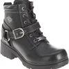 Harley Davidson Harley-Davidson Women's Tegan Black Lace-up Boots
