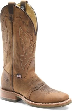 Double H Women's 12" Wide Square Toe Work Boot - Charity