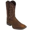 Justin Boots Justin Men's Dark Brown Chet Cowboy Boots