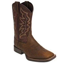 Justin Boots Justin Men's Dark Brown Chet Cowboy Boots