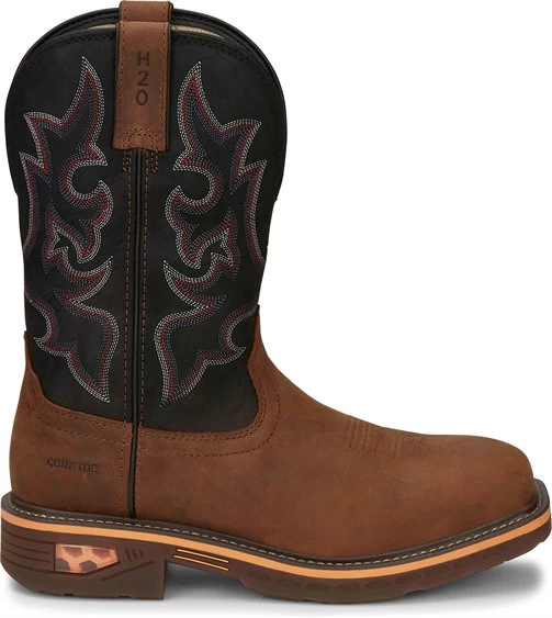 Justin Men's Commander Resistor Composite Toe Boot - Image 2