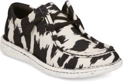 Justin Boots Justin Women's Hazer Cow Print Lace-Up Casual Shoe