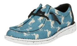 Justin Boots Justin Women's Turquoise Bronc Hazer Shoe