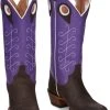Justin Boots Justin Women's Hattie Purple Cowboy Boot