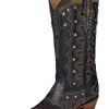Justin Boots Justin Women's 12" Black Onyx Snip Toe Western Boot