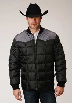 Roper Men's Two Tone Quilted Jacket