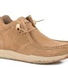 Roper Men's Tan Suede Leather Chukka