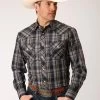Roper Men's Plaid Western Shirt