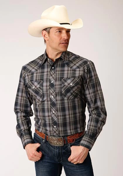Roper Men's Plaid Western Shirt