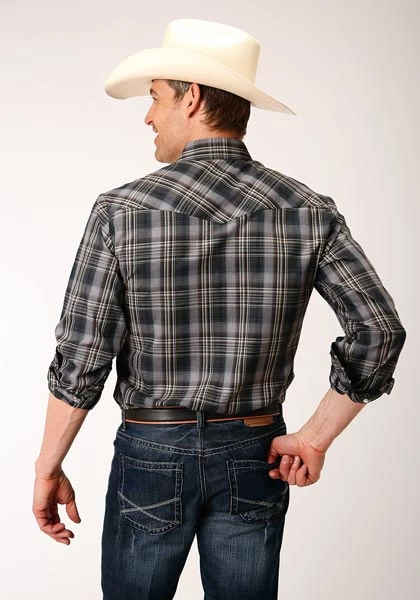 Roper Men's Plaid Western Shirt - Image 3