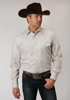 Roper Men's Striped Western Shirt