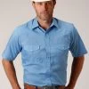 Roper Men's Solid Western Shirt