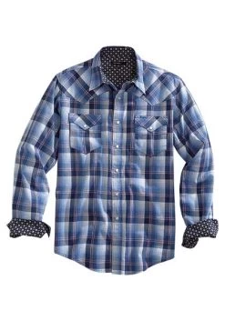 Tin Haul Men's Plaid Western Shirt
