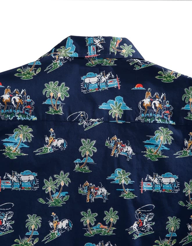 Tin Haul Men's Cowboy Tropics Shirt - Image 2